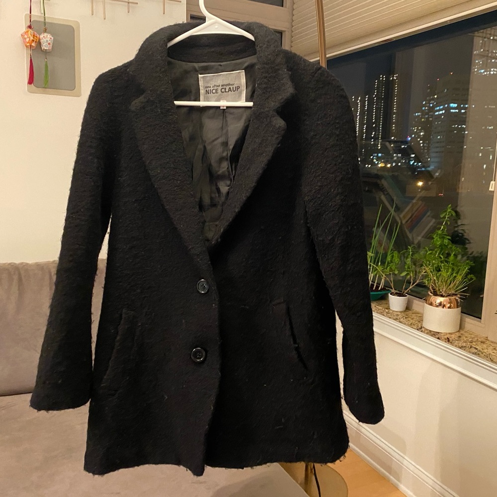 Black wool jacket